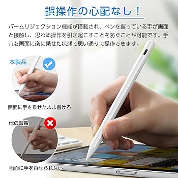 【美品バッテリー100%】ipad mini6＋タッチペン＋Majextand等 iPadタッチペン ペンシル タブレット スタイラスペン Type-C充電